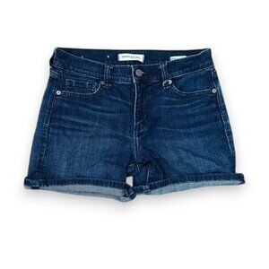 4/$12 Banana Republic Dark Blue Roll-Up Shorts EUC